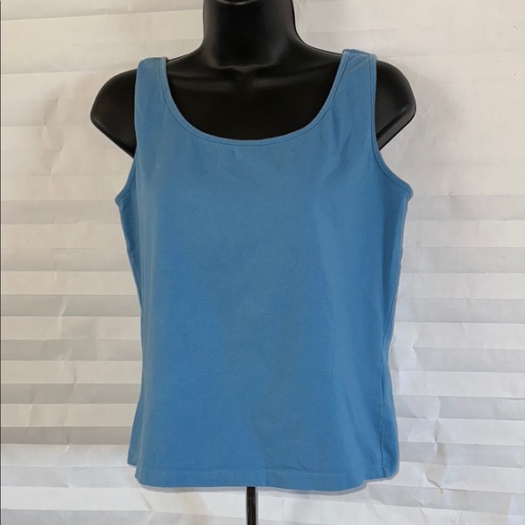 Kim Rogers Weekend Blue Tank Top Women’s Size Small Sleeveless Casual Shirt - Picture 1 of 3